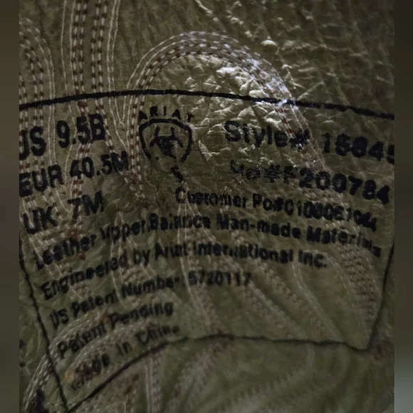 Ariat Women's Legend Russet Rebel Full-Grain Leather Cowgirl Boots Size 9.5B - Picture 2 of 9